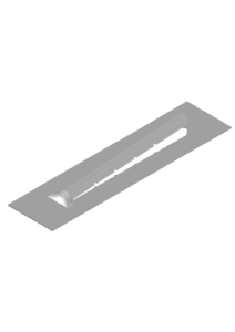 RECTANGULAR SELF ADHESIVE FASTENER
