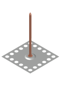 PERFORATED DRY WALL FASTENER